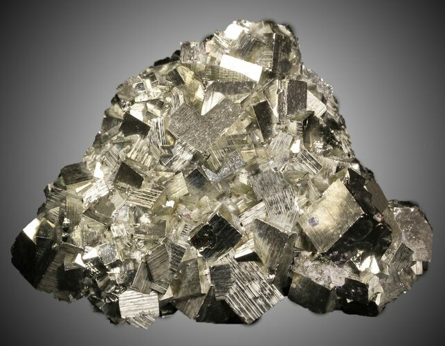 Pyritohedral Pyrite Cluster - Peru #31099